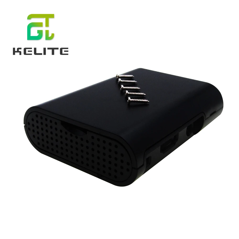 10 stks Raspberry Pi 3 Model B Plus & Raspberry Pi 3 2 Zwart Case Cover Shell Behuizing Doos ABS doos