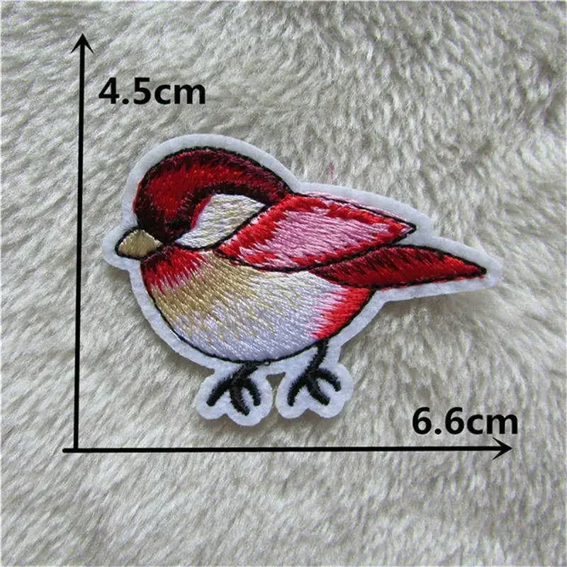 25 kind different fashion style bird element hot melt adhesive applique embroidery patches stripes DIY Stickers Clothes Badges