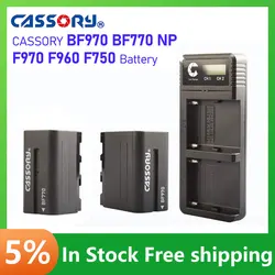 CASSORY SWIT BF970 BF770 NP F970 F960 F750 Battery NPF 970 Rechargeable Battery 7800mah VS FXLION