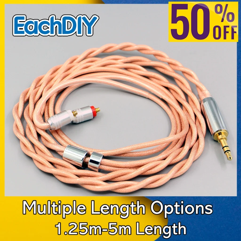 

Type6 756 core Shielding 7n Litz OCC Earphone Cable For Sony XBA-H2 xba-A2 XBA-H3 XBA-Z5 xba-A3 2 core 2.8mm LN008000