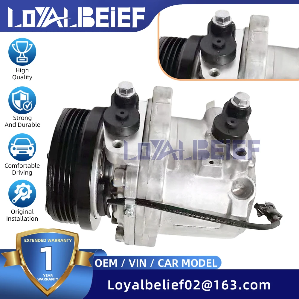 

AC Compressor for Suzuki Palette Alto 2009 2010 MAZDA AZ WAGON CAROL FAIR WAGON 27630-4A01B 27630-4A00H 95200-58J40