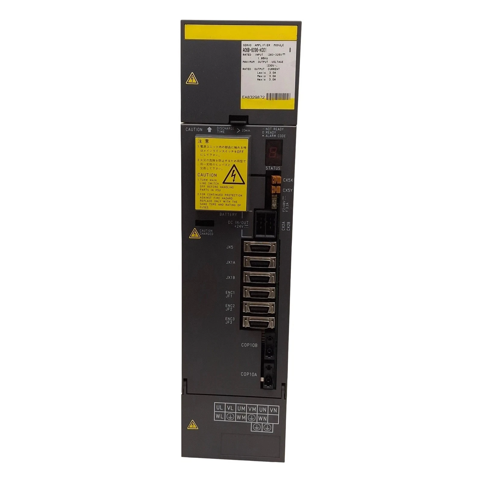 A06B-6096-H301 For FANUC A06B-6096-H301 Servo Drive Servo Amplifier Used
