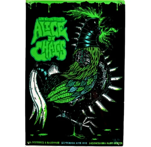 Alice In Chains Metal Sign Concert Art Grunge Rock & Roll Retro Tin Sign 12x8