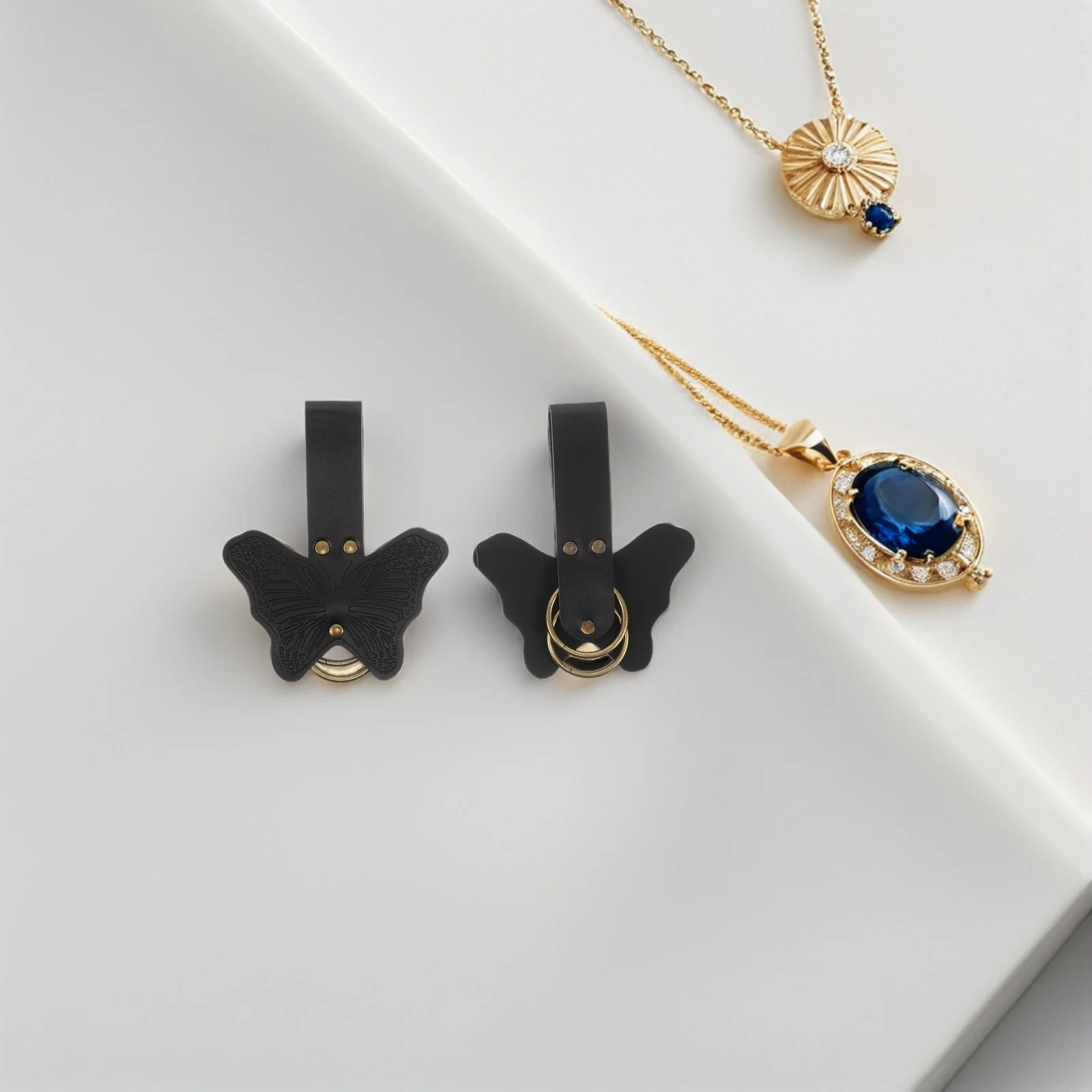 2pcs Butterfly Accessories Faux Skirt Hike Hook For Women Renaissance Costume Medieval Cosplay Viking Festival Waistband