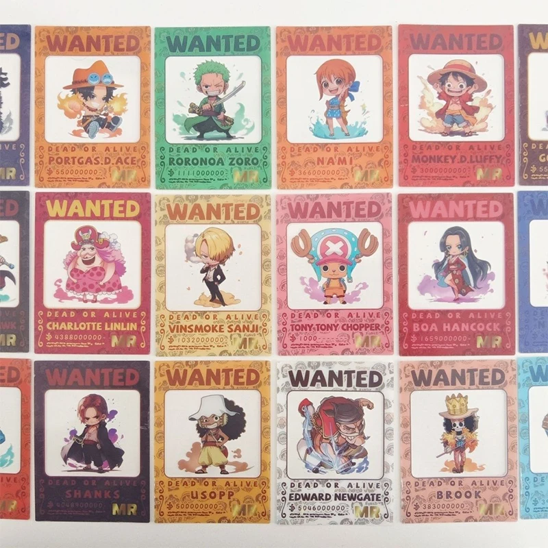 Anime One Piece Q CR Set of Cards Hancock Nami Robin Luffy Sanji Zoro Chopper Collection Cards Birthday Gifts Children's Toys