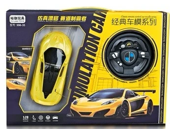 รถของเล่นบังคับวิทยุสำหรับเด็ก แบบสองช่องสัญญาณ ไร้สาย พร้อมที่จับจำลองการแข่งรถ ของเล่นเด็กผู้ชาย รถของเล่นเด็ก รถบังคับขนาดเล็ก