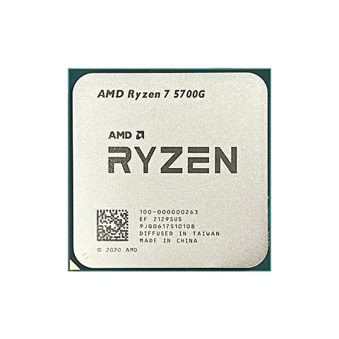 AMD Ryzen 7 5700G NEW CPU 4.6GHz 8-Core 16-Thread R7 5700G L3=16M 7NM Socket AM4 DDR4 Processor 65W but without cooler