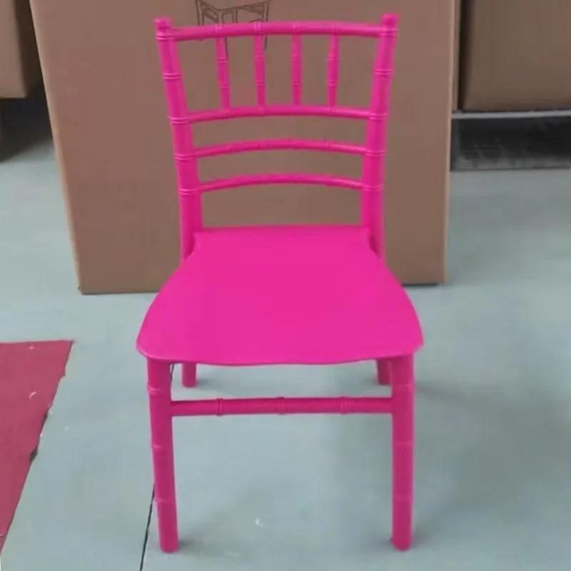 Hurtownia Nowoczesne Tanie Krzesła Dziecięce w Stylu Skandynawskim na Przyjęcia, Różowe Plastikowe Krzesła Dziecięce na Imprezy