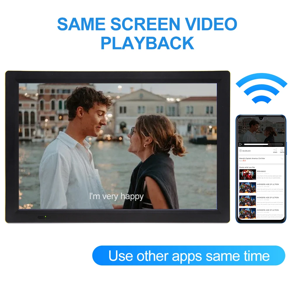 14" Portable Digital TV DVB-T2 ATSC ISDB Digital Analog Car Television Player Wireless Screen Share Miracast HDMI Video Player
