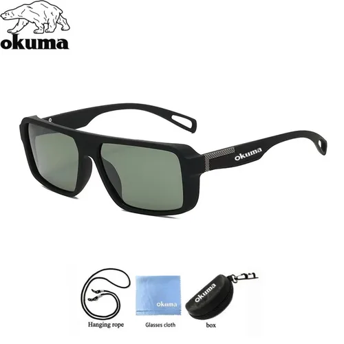 Imagen 2 del producto OKUMA Gafas de sol polarizadas UV400 para hombres y mujeres, adecuadas para pescar, andar en bicicleta, senderismo, campamentos