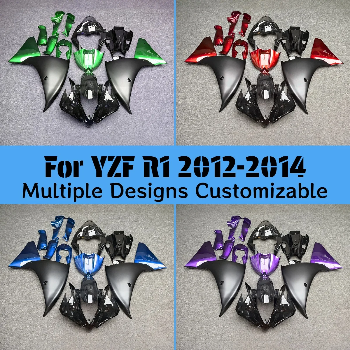 

For YAMAHA YZF R1 2012 2013 2014 Hot Style Fairing Kit YZFR1 12 13 14 Injection Bodywork Motorcycle Fairings