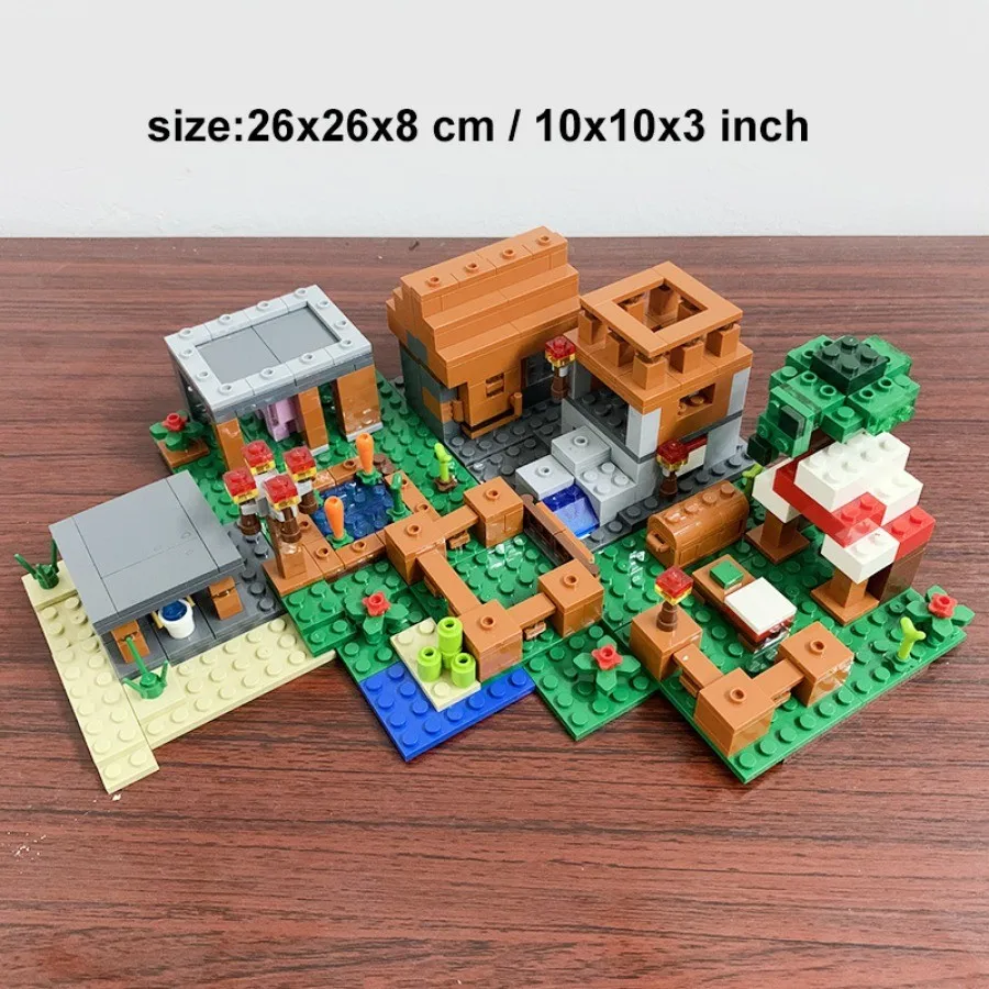 500+ stuks The Village Farm bouwstenen model - educatief speelgoed voor kinderen cadeau