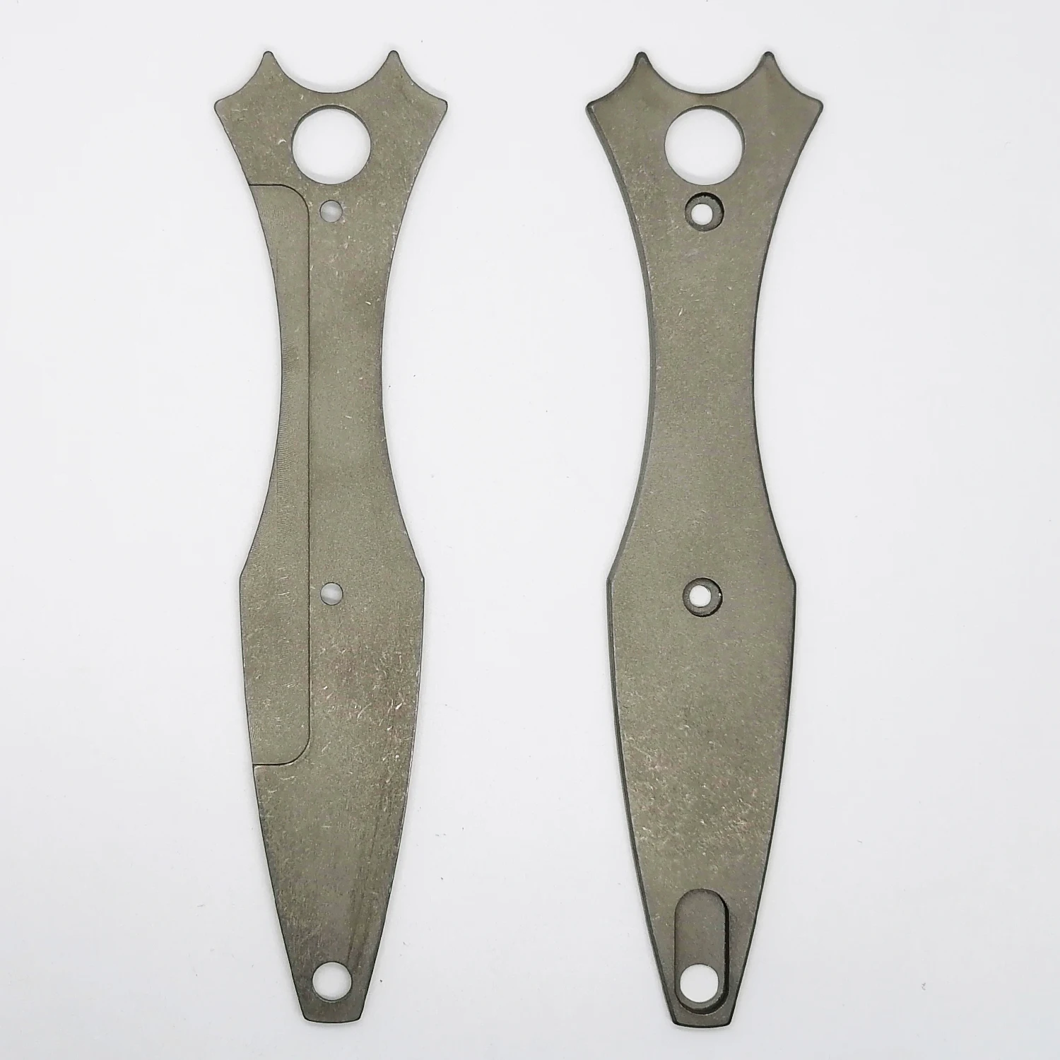 1 Pair Titanium Alloy Replacement Scales for Hinderer Maximus