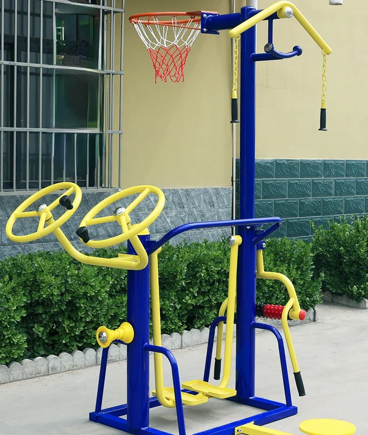 

Outdoor fitness equipment, outdoor community park, community square, elderly sports path 7-in-1 combination