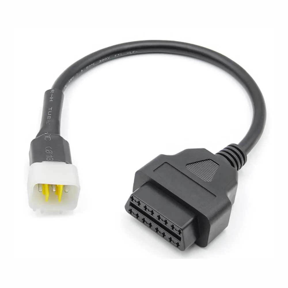 OBD2 16pin To 6 Pin Cable for DELPHI Motorcycle for Delphi Locomotive Adapter 6PIN Tansfer Cord Car Diagnostic Detect Connector