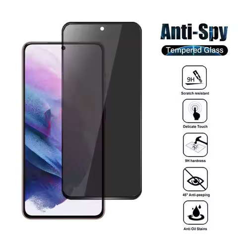 3D Privacy Screen Protectors For Samsung Galaxy S21 S23 S24 FE S25 edge Ultra Plus S22 S20FE Anti-spy Glass For S10E S10 Lite