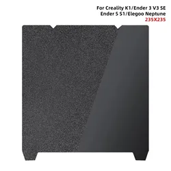 PEI 텍스처드 크리얼리티 K1 빌드 플레이트, K1C 베드, H1H PEO 부드러운 마그네틱 시트, 3D 프린터 엔더 5 S1 엔더 3 V3 Se 플레이트용, 235x235