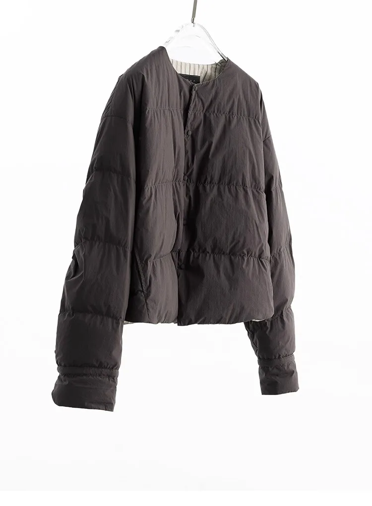 Short down Jacket for Petite Women, 90% White Duck Down, Lightweight and Warm Coat, New Women's Fashion for Autumn and Winter 2026