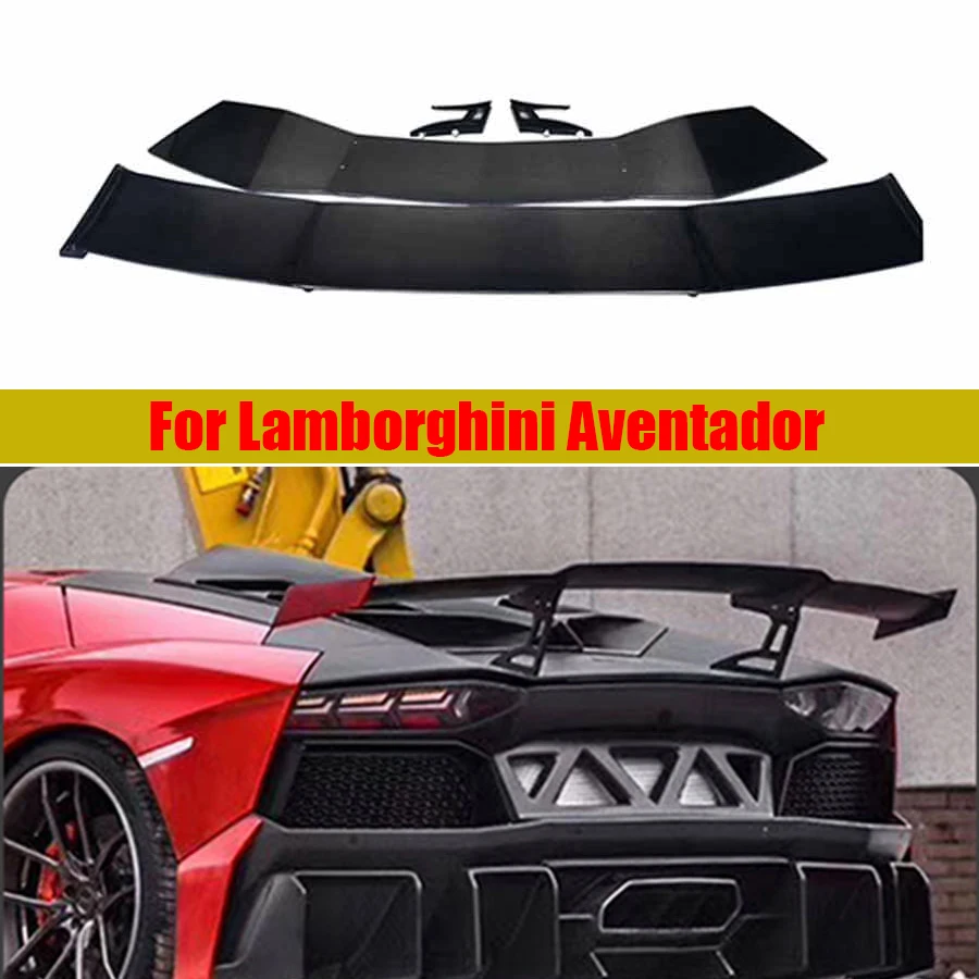 For Lamborghini Aventador LP700 LP720 LP750 carbon fiber Tail fins Rear Spoiler Guide Wing Rear Wing diverter Car Accessories