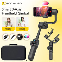 AOCHUAN Smart S2 Kit Professional 3-Axis Handheld Gimbal Stabilizer For IPhone And Android Smartphone Gimbal  Stabilizer shoot