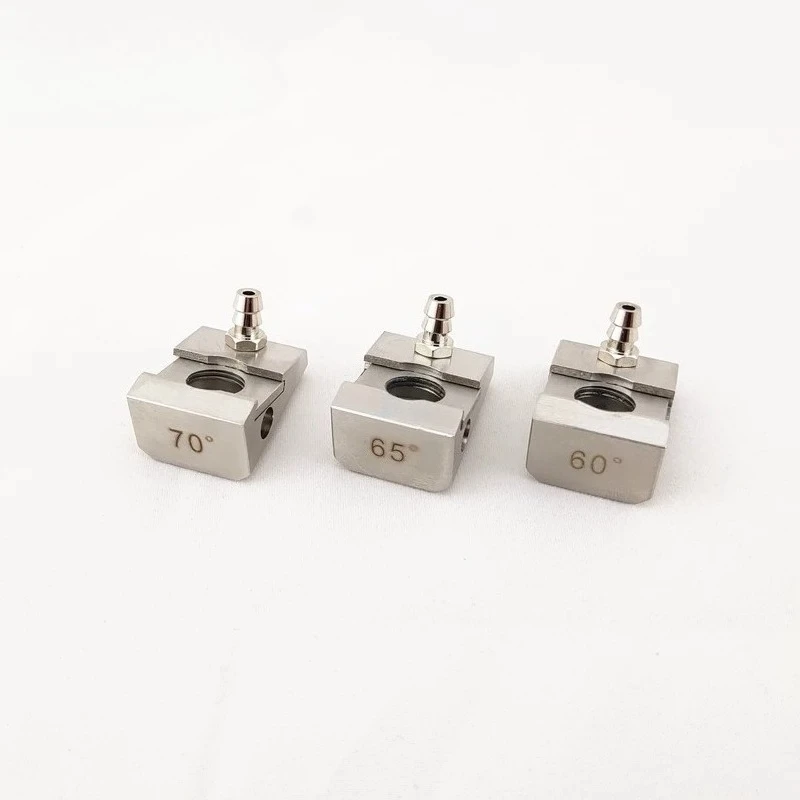 70/65/60 Degree TOFD Alloy Wedge Ultrasonic Flaw Detector Probe Oblique Block for Weld Detection