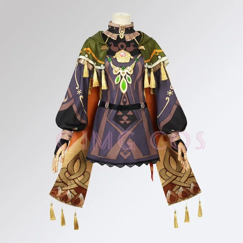 

Genshin Impact Collei Cosplay Costume Adult Carnival Wig Uniform Anime Halloween Party Costumes Masquerade Women Game