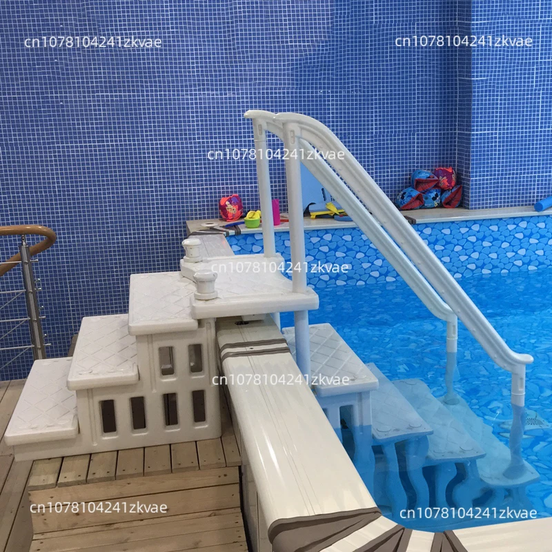 Swimming Pool Plastic Ladder Level 4 Swimming Pool Ladder Non slip