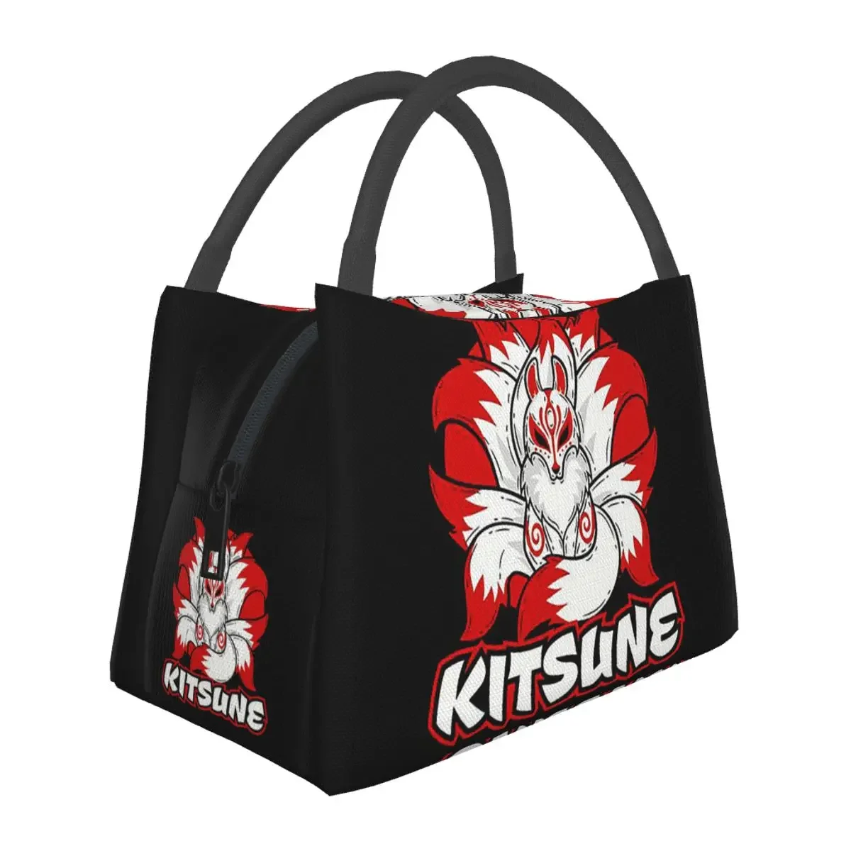 

Сумки для обеда Kitsune Fox, изолированная коробка для бенто, герметичная сумка для обеда, сумки для пикника, термосумка-холодильник для женщин и детей, работа