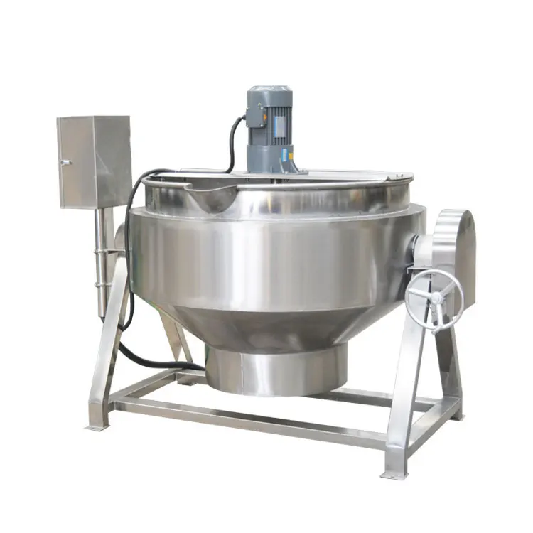 500 Liter Industrial Electric Jacket Kettle Chocolate Melting Machine Food Cooking Pot Double Jacketed Kettle