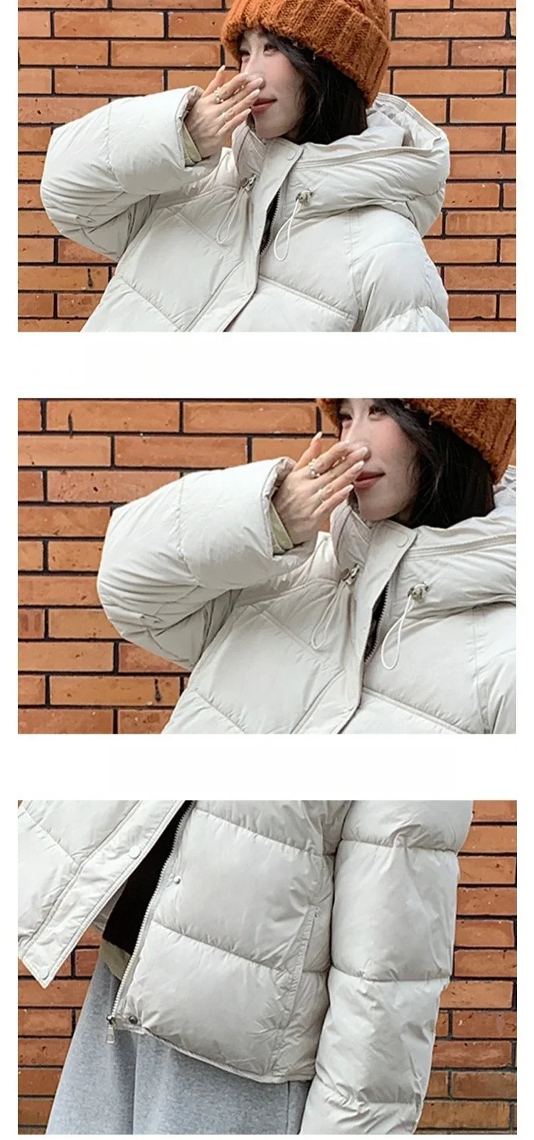 Korean style Soft Warm Cotton Bread Jacket Winter New Loose Versatile Cotton Women's Coat Fashion Casual Down Cotton Parkas 2026