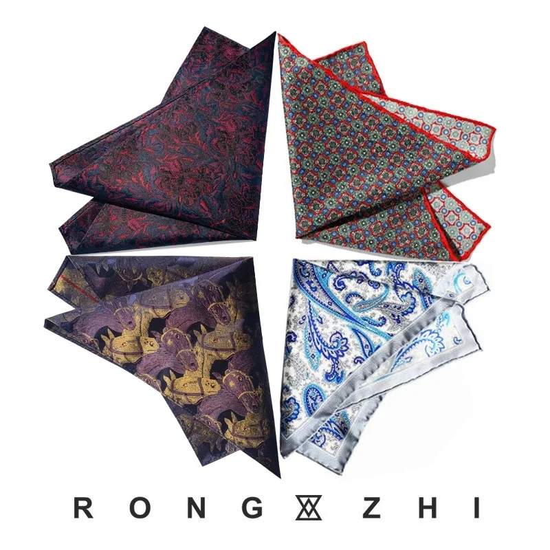 rongzhi-luxury-floral-men's-silk-ket-square-vintage-pattern-silk-small-square-tie-busin-sle-faion-accory