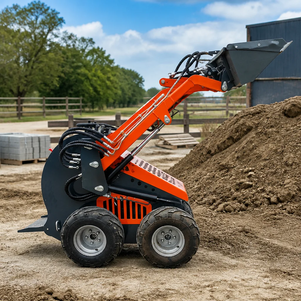 for`Mini Skid Steer Loader RS300 200kg Lifting Capacity 300kg B&S Engine 5 EPA Tracked and Wheeled Models Attachments