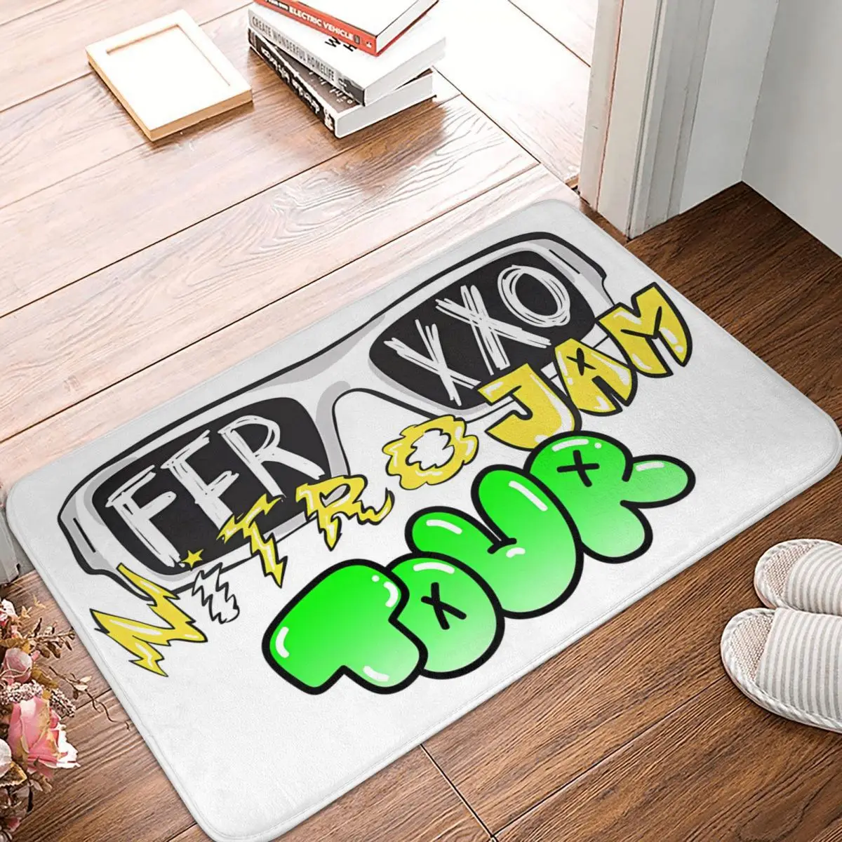 Ferxxo Nitro Jam Tour Costa Rica 40x60cm Carpet Polyester Floor Mats Retro Practical Outdoor