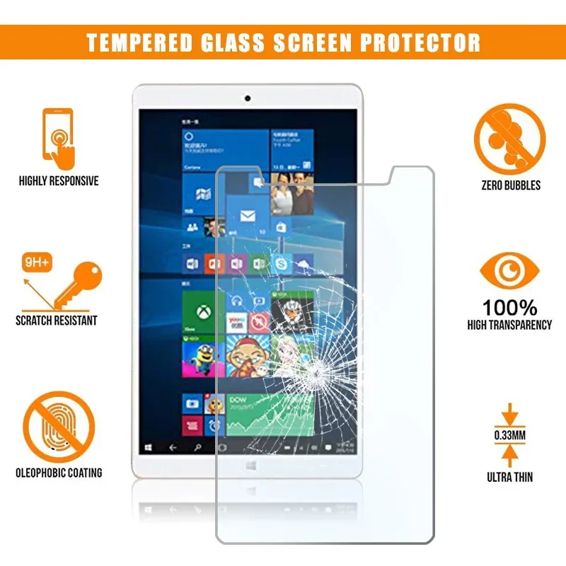 

Screen Protector for Teclast X80 Power Tablet Tempered Glass 9H Premium Scratch Resistant Anti-fingerprint Film Guard Cover