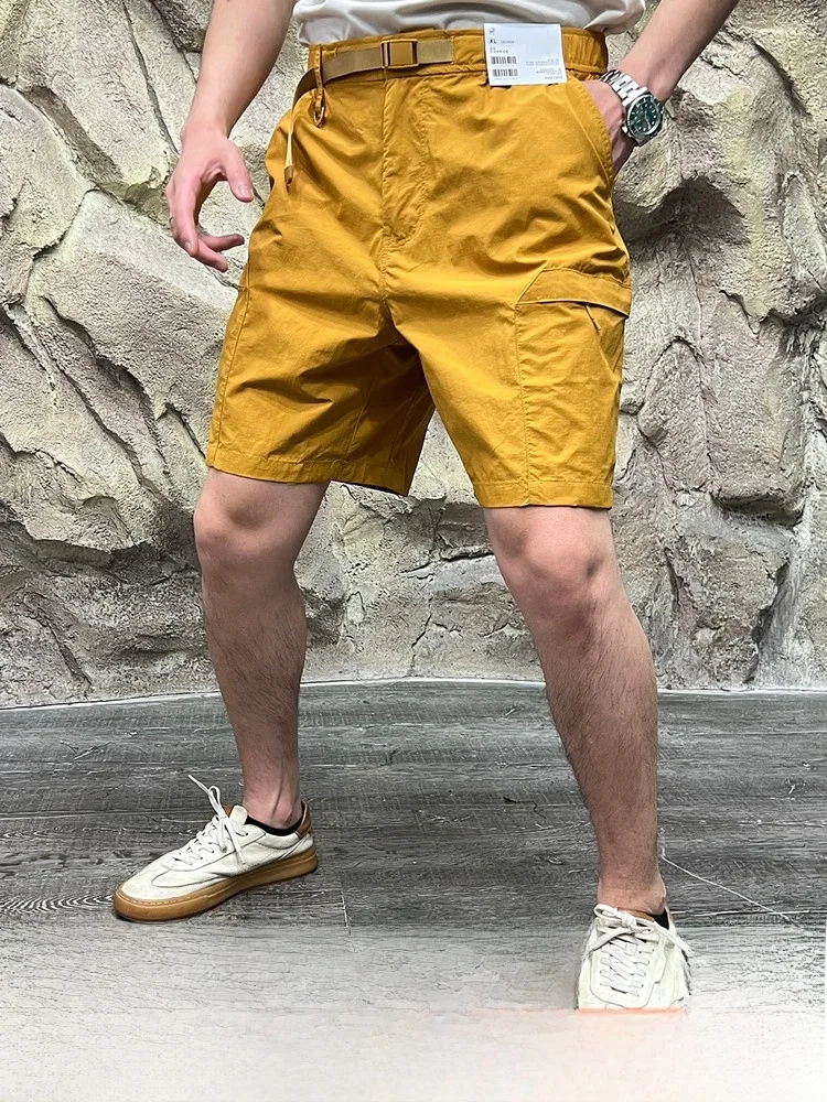 

Qui Dry Outdoor Men's And Women's orts Anti-Tear Waterproof Fabric Youth Casual Straight Leg Five Inch Summer orts