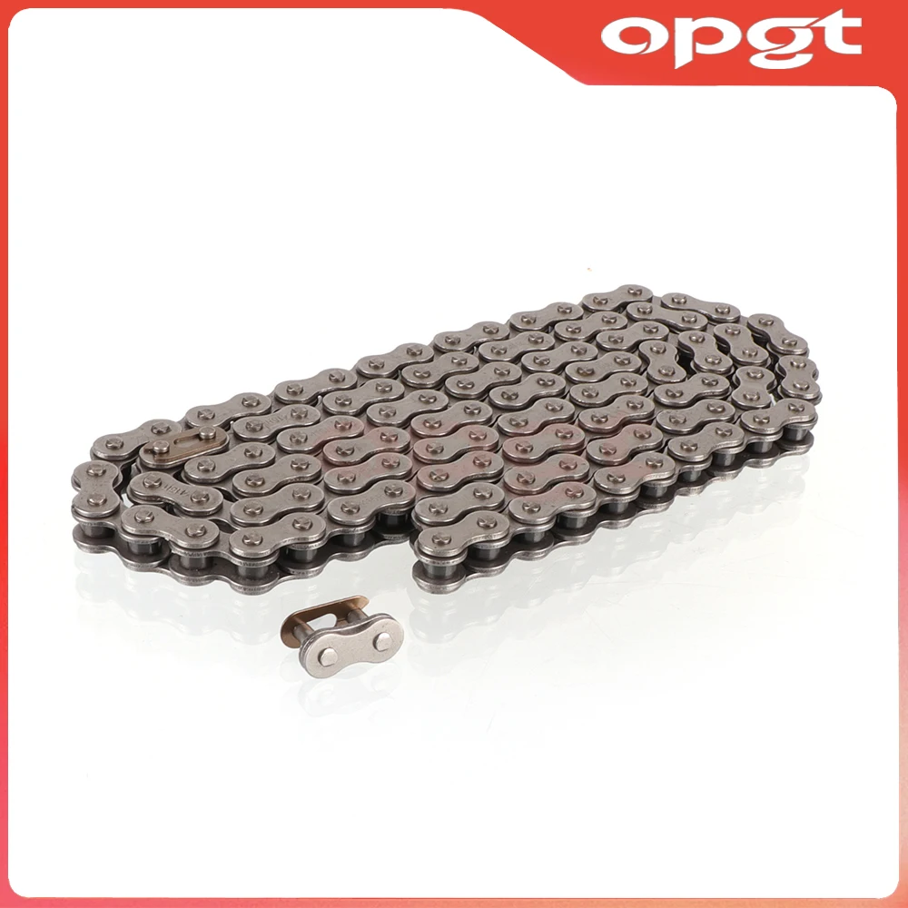 Corrente opgt 415h-110l/130l com ligação de conector para 49cc 60cc 66cc 80cc motor de 2 tempos motorizado bicicleta resistente ch