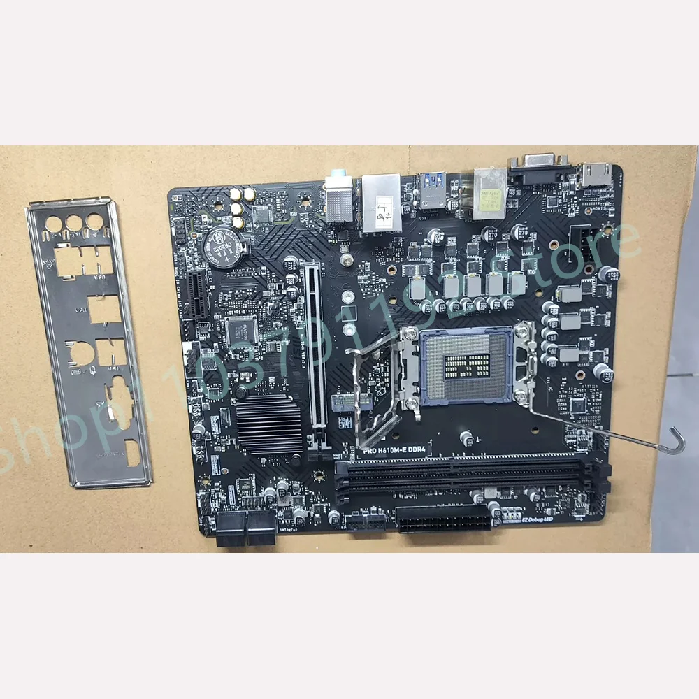 PRO H610M-E DDR4 Motherboard Support CPU 12400F 13400F