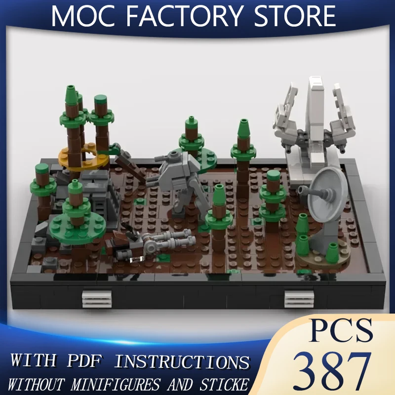 

Star Movie Moc Building Bricks Forest Micro Battle Model Technology Blocks Classic Movie Scenes Toy DIY Set Assembly Gifts
