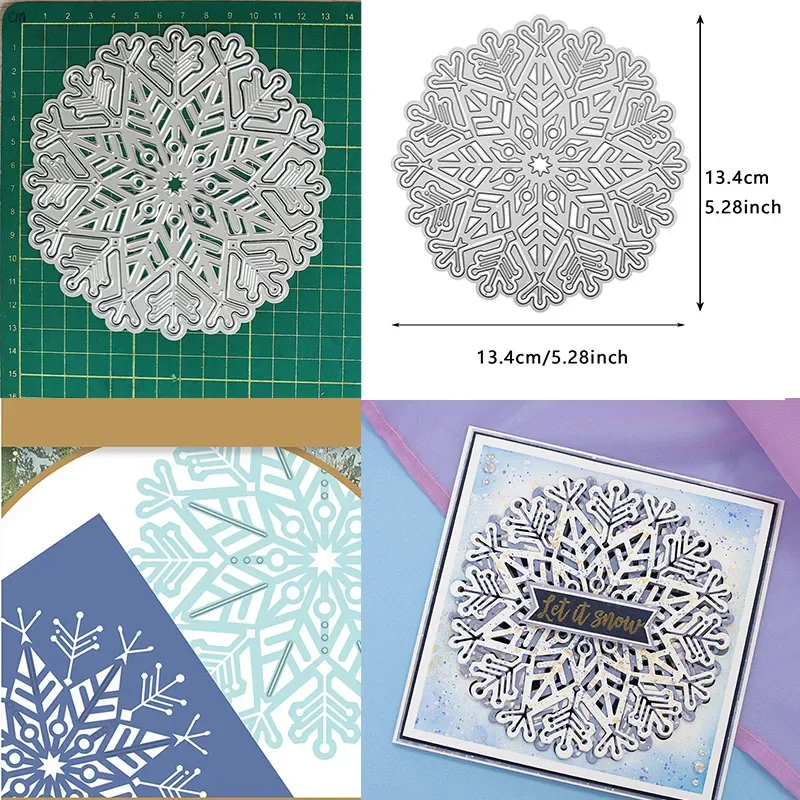 New Cutting Dies 2024,Peace Frames Stencil,Album for Photographs Cards Template DIY Scrapbooking Supplies Christmas Crafts