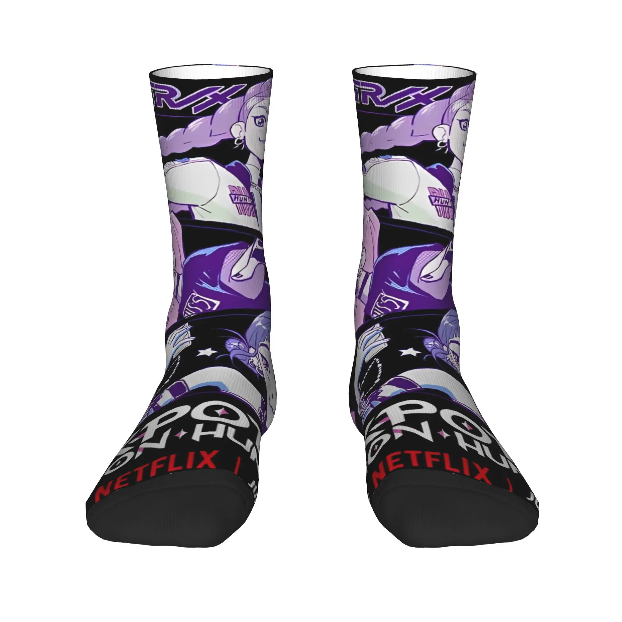 Saja Boys Kpop Demon Hunter calcetines medias de ocio pareja cómodos calcetines para deportes al aire libre diseño de otoño calcetines antideslizantes