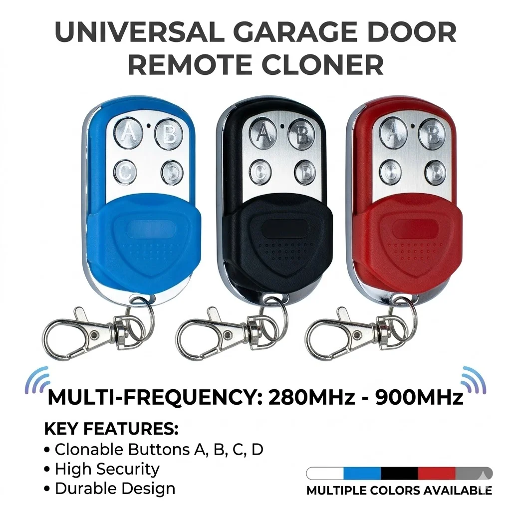 Universal Multi-frequency Garage Control Door Remote Controller 280-868mhz Gate Control 433mhz 315 390 Rfid Copier Duplicator
