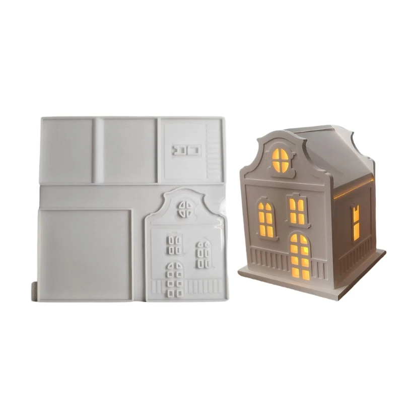 

Sturdy Silicone Mold for Making Plaster House Adds Romance Designs