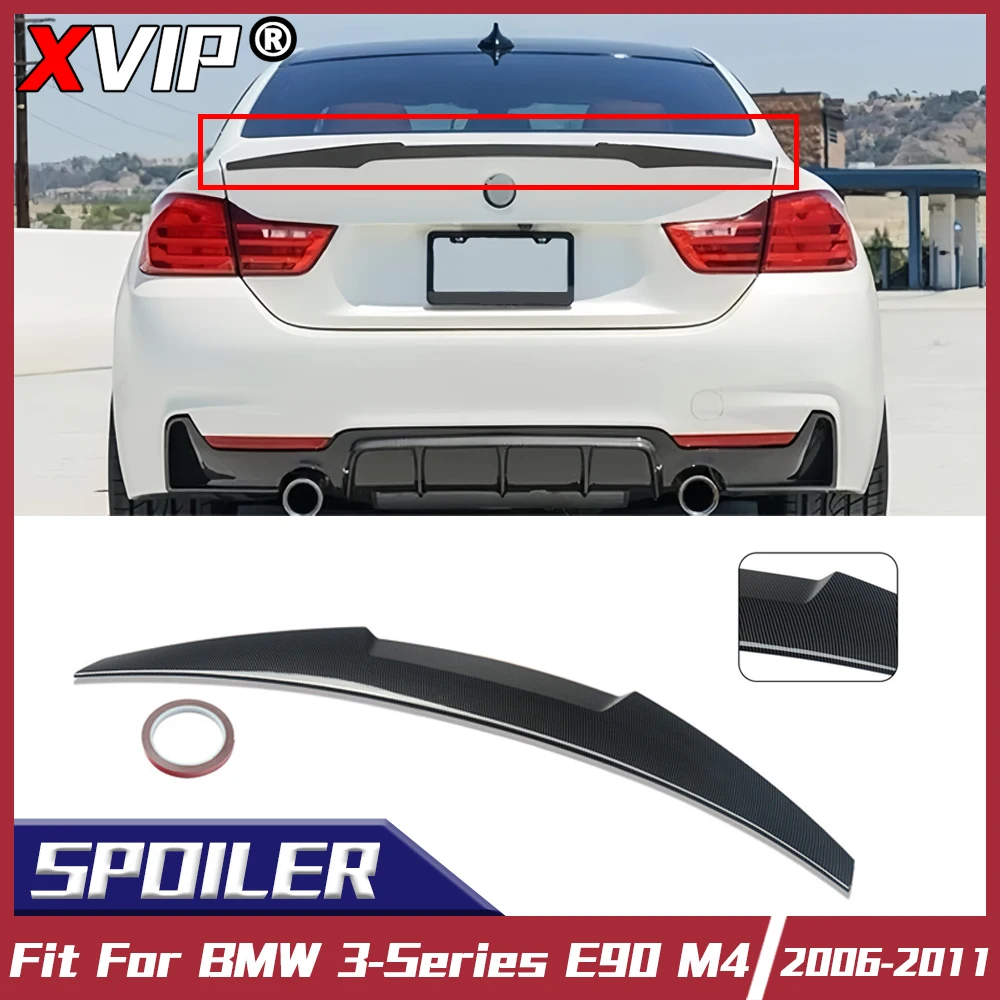 

XVIP 4-Dr M4 Style Universal Spoiler Wings For BMW 3 Series E90 E92 2006-2011 Replace Universal Tail Modified Ducktail Lip Wings