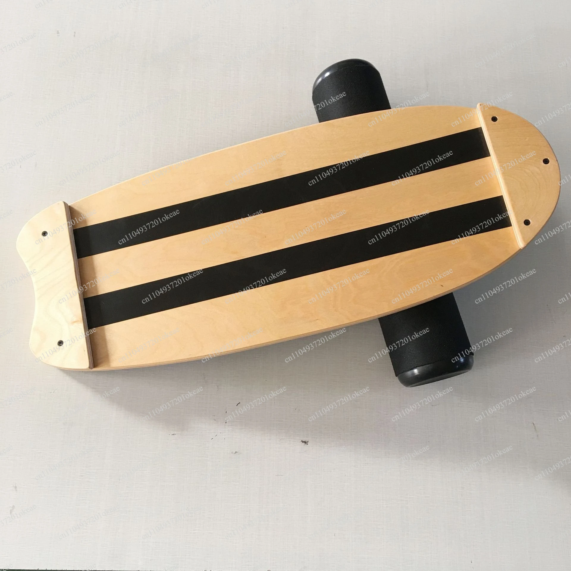 Maple Plastic Stopper Balance Board Roller Wooden Difficulty Board Ski Yoga Training Balance Board