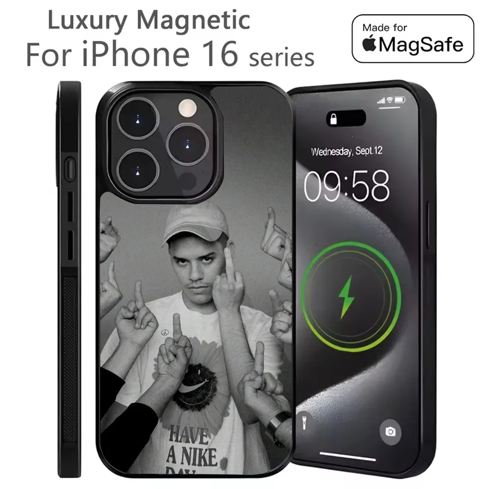 

Rapper Nsqk Roy Phone Case For iPhone 16,15,14,13,12,11,Plus,Pro,Max Mini Magsafe Magnetic Wireless Charging