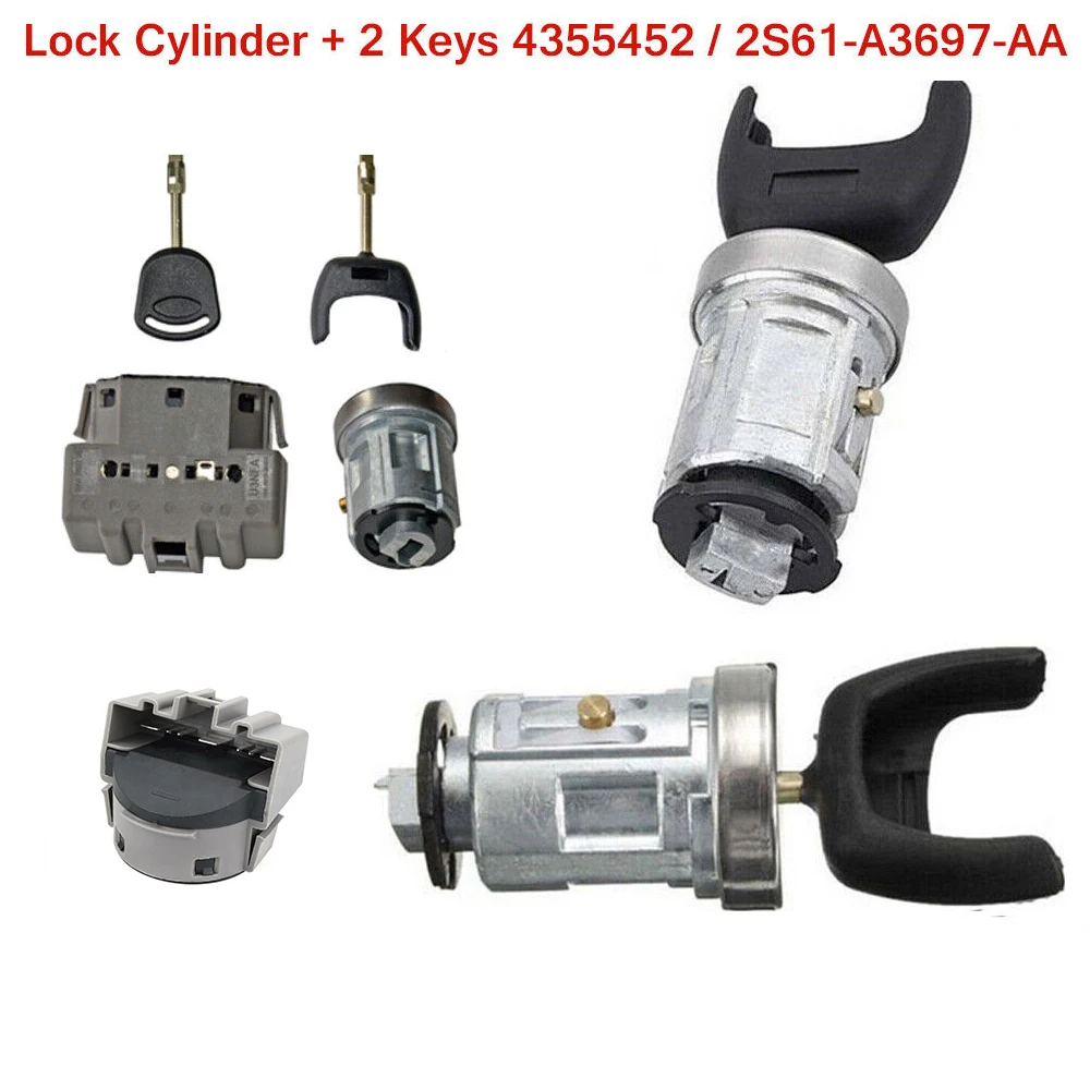 

Car Ignition Switch Barrel Cyclinder Lock Cylinder With 2 Keys For Ford Transit MK7 2007-Onward OEM2S61A3697AA Car Accessories