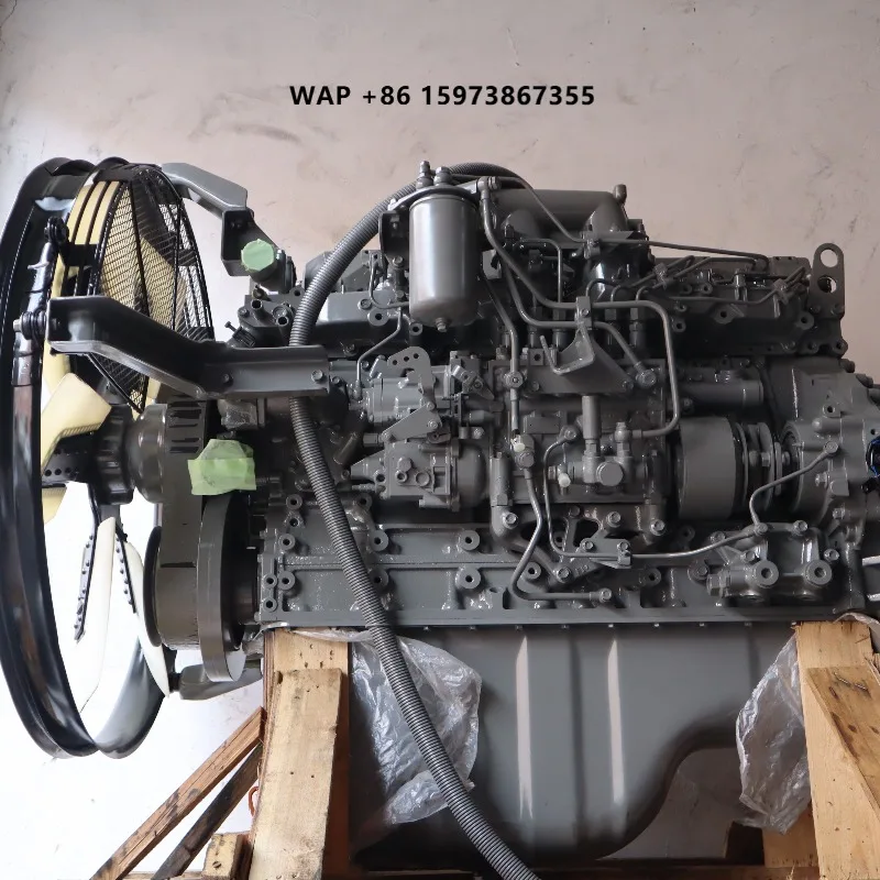 SY335 ZAX330 ZAX350 Excavator Machinery Parts 6HK1 Direct Engine Assy Engine Assembly