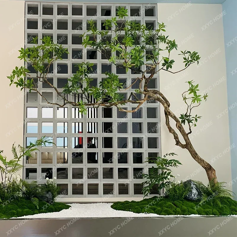 

Искусственные деревья и зеленые растения для ландшафтного дизайна: декор для помещений, лестниц, нижних углов, окон, пола. Простой и стильный дизайн.