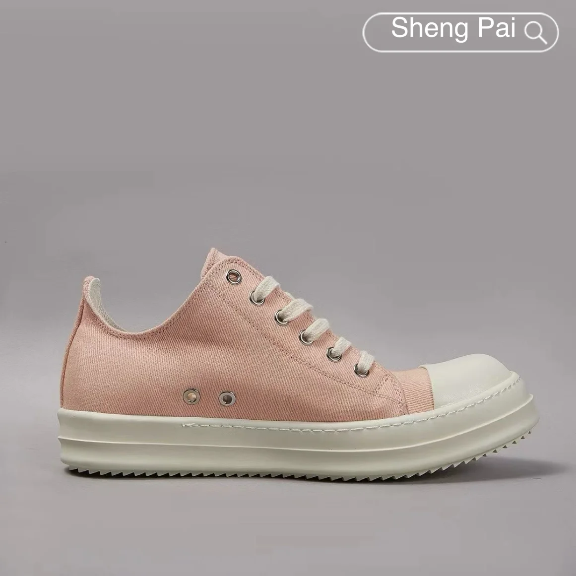 

Роскошная брендовая мужская повседневная обувь, парусиновые грязные розовые кроссовки для женщин, повседневная уличная обувь на низкой подошве со шнуровкой в стиле минимализм