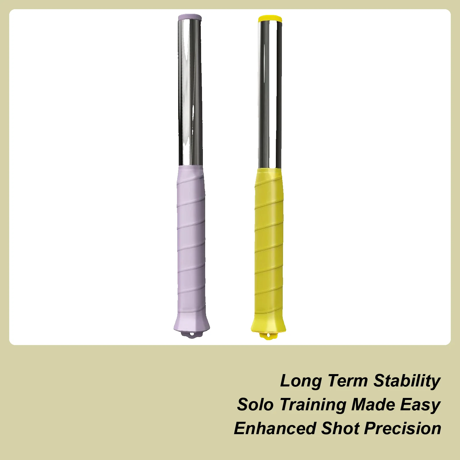 

Badminton Racket Swing Trainer Stainless Steel Non-Slip Comfortable Practical Grip Aid Badminton Swing Trainer Pole for Advanced